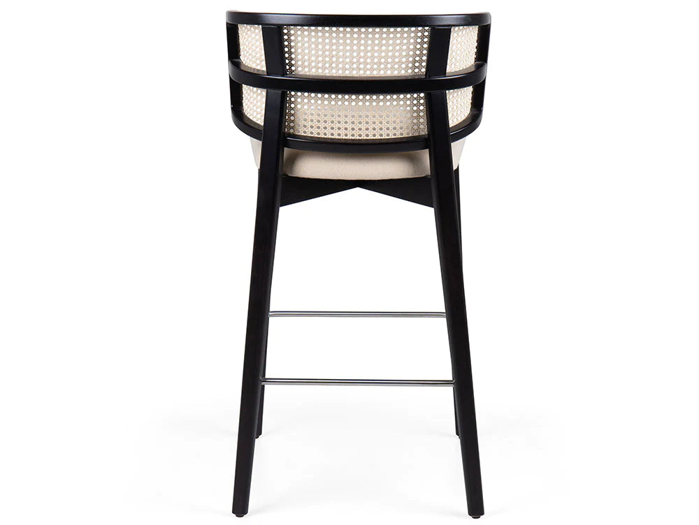 Coffee Wicker Stool