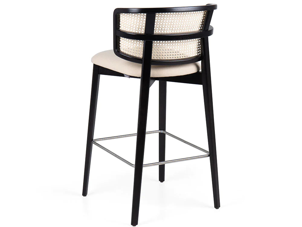 Coffee Wicker Stool