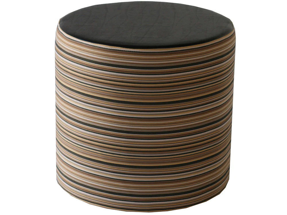 Round Upholstered Ottoman